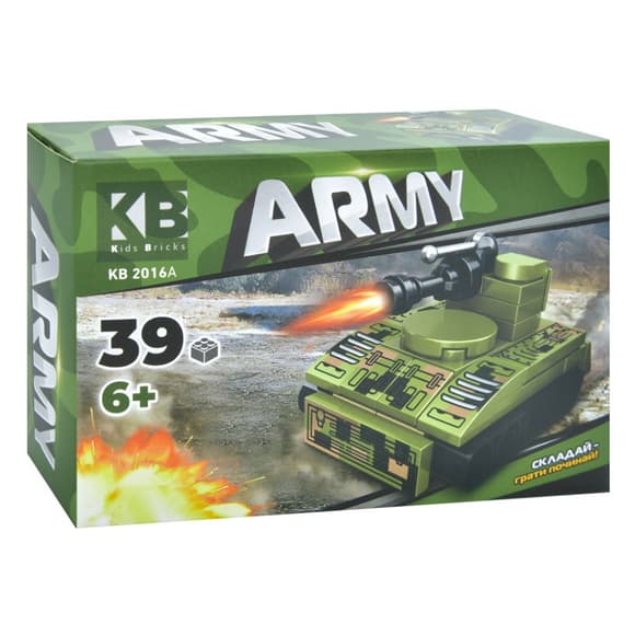 Детский конструктор "Военная техника" KB 2016A 39 деталей