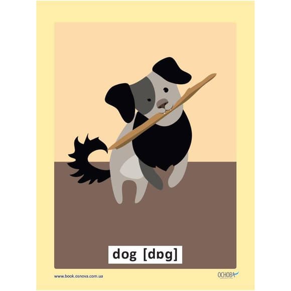 Демонстраційні флеш-картки Англійська мова ЗПП 051 двосторонні