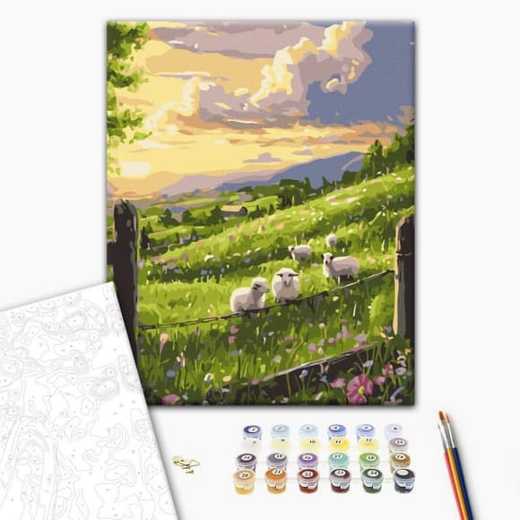 Картина за номерами "Весняна галявина" BS54293, 40х50 см