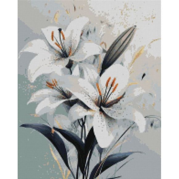 Алмазная мозаика "Нежная лилия" DBS1258, 40х50 см