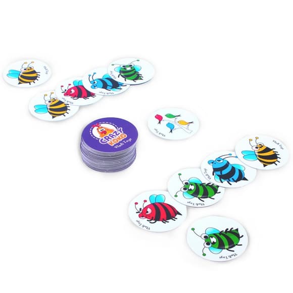 Дитяча настільна гра "Шалені бджоли" VT8077-06, 54 фішки, правила гри