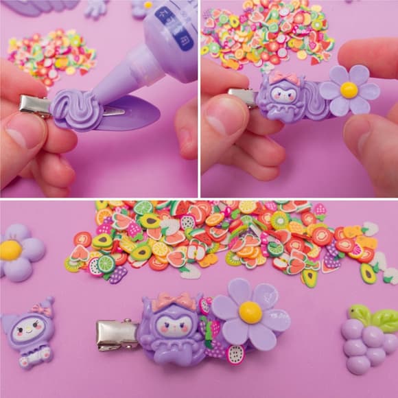 Дитячий набір для творчості "Заколки своїми руками" VT4600-01 фіолетовий