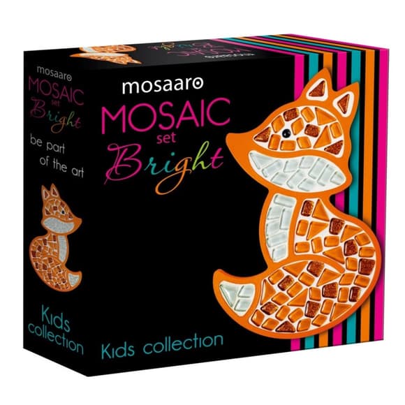 Детский набор для творчества хрустальная мозаика "Лиса" МА7002