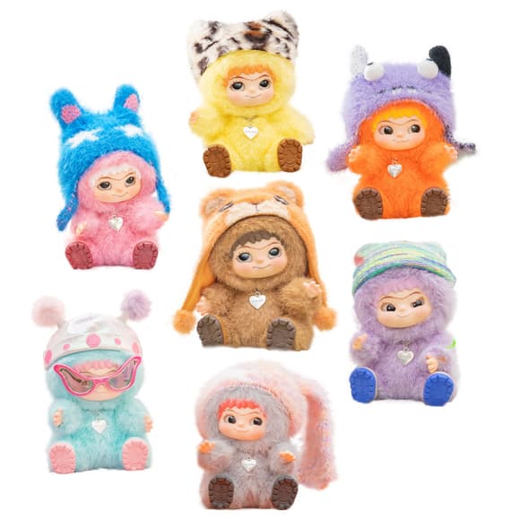 Коллекционная мягкая игрушка с кольцом Веселая вечеринка Pop Top Letsvan 17WK-0601 серии"Wakuku"