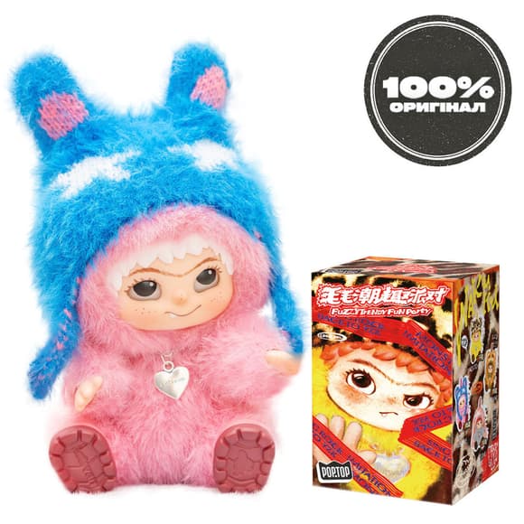 Коллекционная мягкая игрушка с кольцом Веселая вечеринка Pop Top Letsvan 17WK-0601 серии"Wakuku"