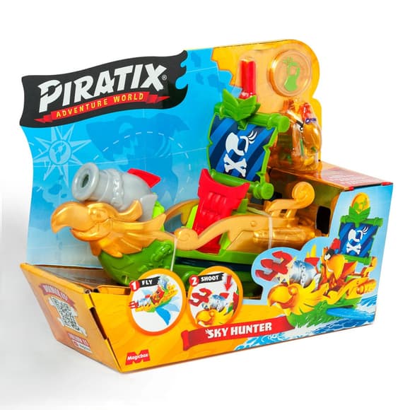 Детский игровой набор с фигурками "Пиратский корабль Небесный охотник" PIRATIX PPXSP114IN10