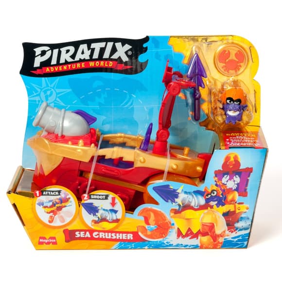 Дитячий іграшковий набір з фігурками "Піратський корабель Морський Громовержець" PIRATIX PPXSP114IN20