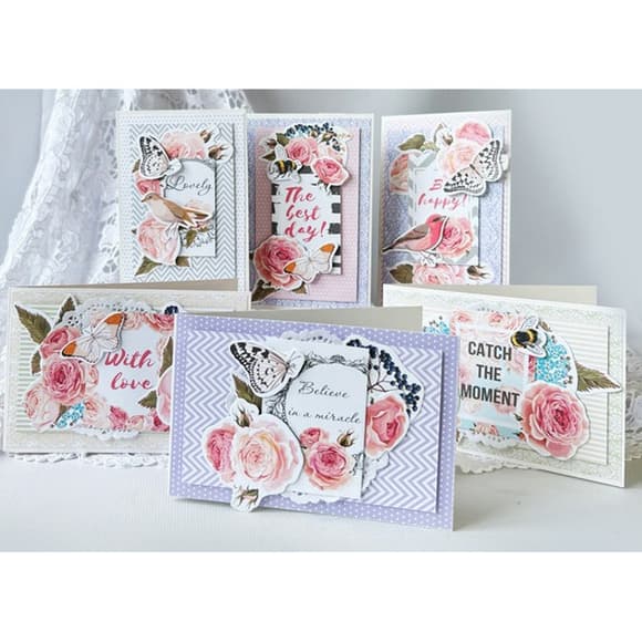 Набір для створення вітальних листівок "Catch the moment" FDGCK-039, 6 шт