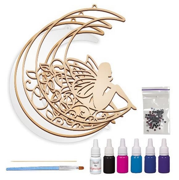 Набір для вітражного живопису за номерами "Красива Казка" FDSGK-12