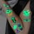 Набір дитячих тимчасових тату "Halloween glow" kids-tatto-halloween-glow-set-1