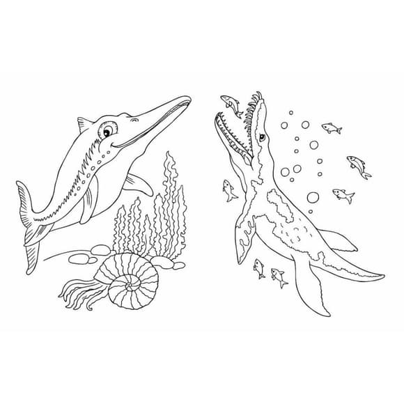 Большая книга раскрасок Динозавры 1736030, 64 страницы