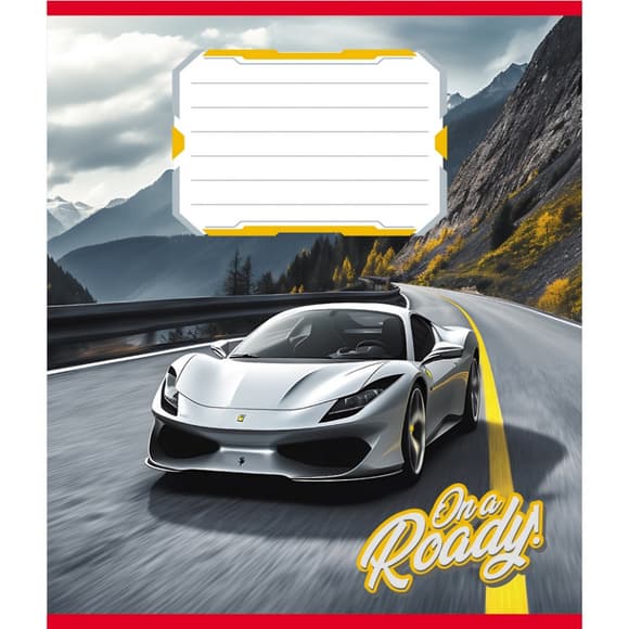 Зошит учнівський "В дорогу" 012-520163L-1 в лінію, 12 аркушів 