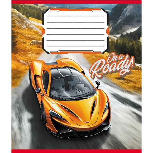 Тетрадь ученическая "В дорогу" 012-520163L-3 в линию, 12 листов 