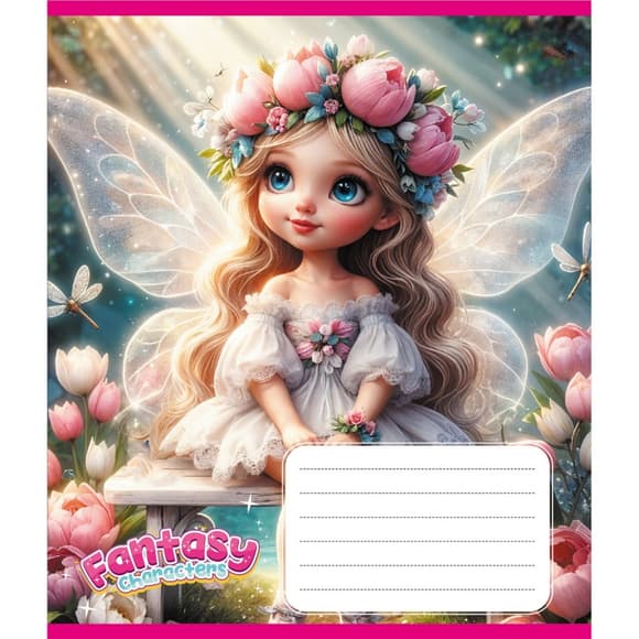 Тетрадь ученическая "Мой единорог" 012-520170L-5 в линию, 12 листов  