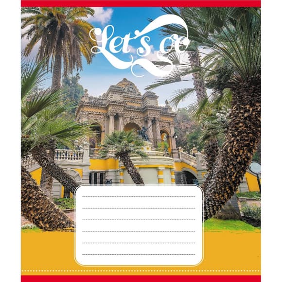 Зошит учнівський "Гоу" 036-580075L-3 в лінію, 36 аркушів 