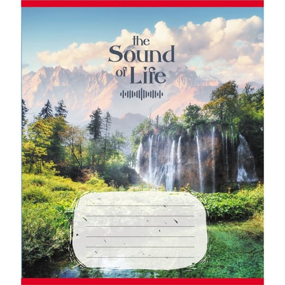 Зошит учнівський "Музика життя" 036-580266L-2 в лінію, 36 аркушів 