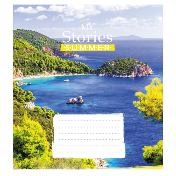 Тетрадь общая "Летняя сторис" 048-600162L-2 в линию, 48 листов 