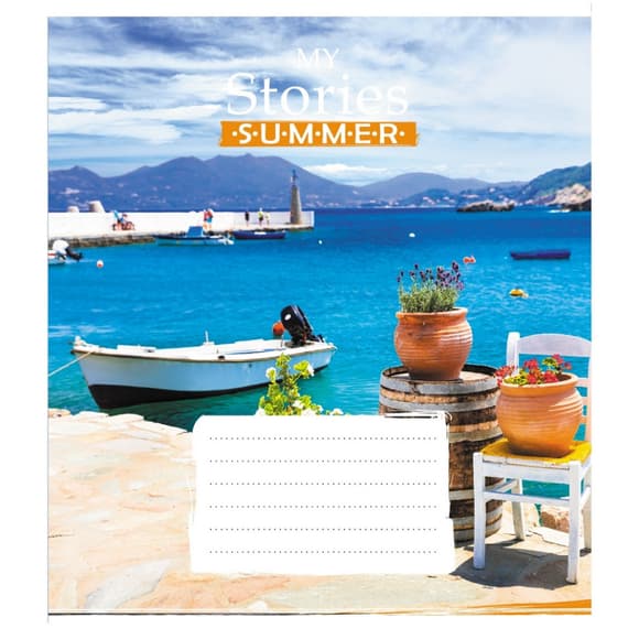 Тетрадь общая "Летняя сторис" 048-600162L-3 в линию, 48 листов 