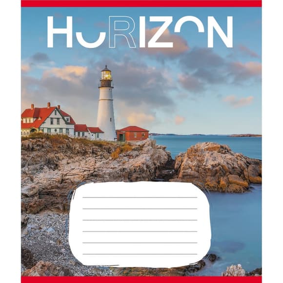 Зошит загальний "Горизонт" 096-640014L-2 в лінію, 96 аркушів 