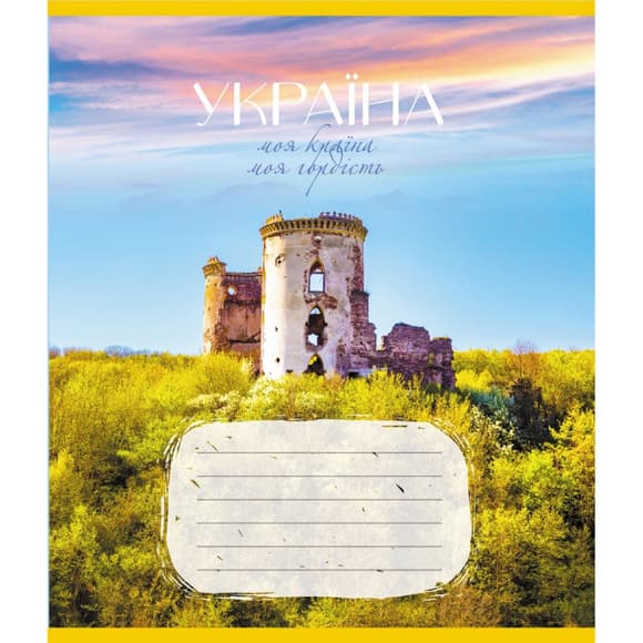 Тетрадь общая "Моя страна" 096-640069L-3 в линию, 96 листов 