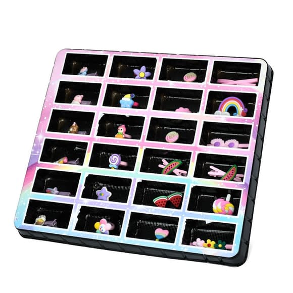 Дитячий адвент-календар "Скринька прикрас" YXA-001, 24 аксесуари