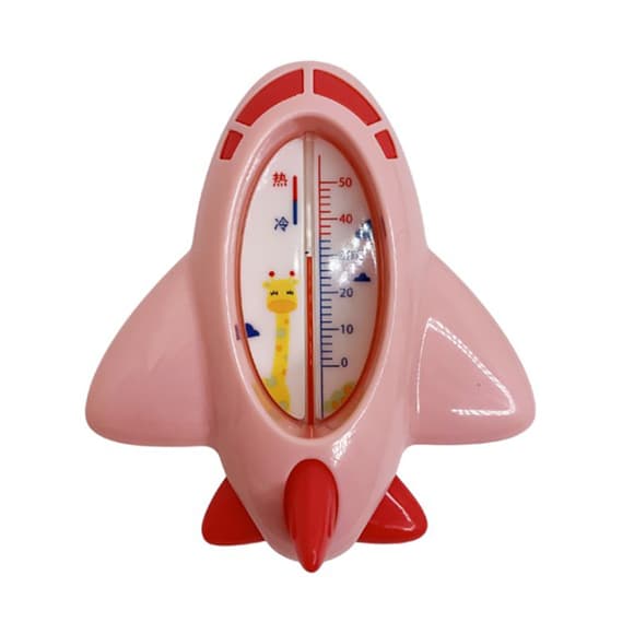 Игрушка-термометр для ванной "Самолет" MGZ-1106(Pink)