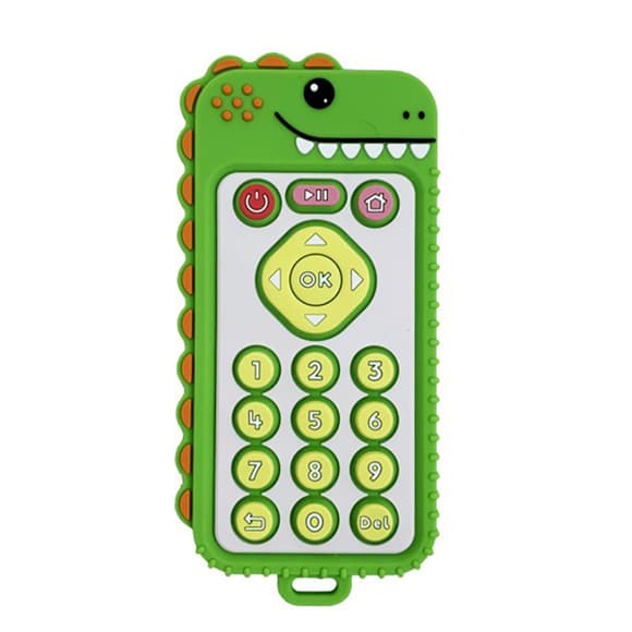 Силіконовий прорізувач пульт "Динозавр" MGZ-0426(Green)