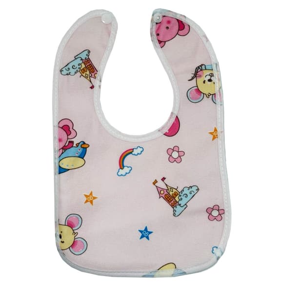 Детский тканевой слюнявчик MGZ-0600-5 на кнопке