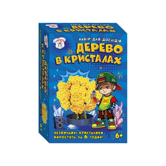 Набір для експериментів Дерево у кристалах 10114174 жовте