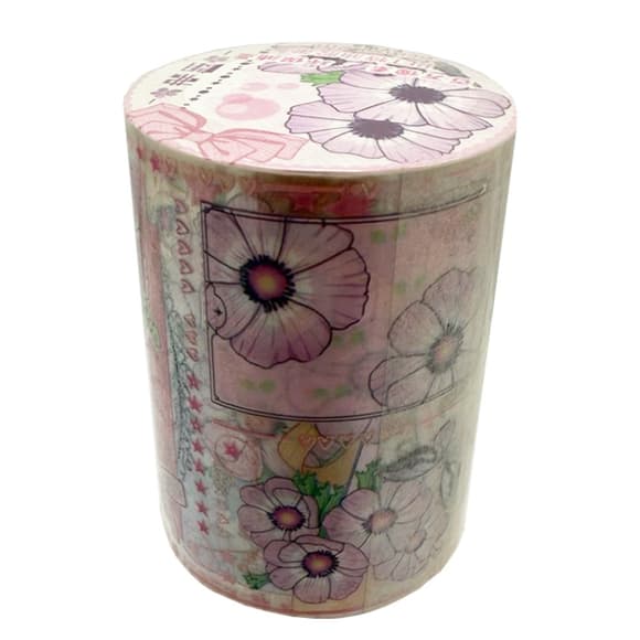 Набор декоративный скотч XM-JD2865(Pink) 6 см x 1,2 м 