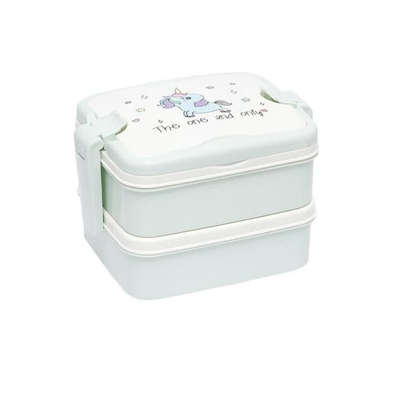 Контейнер для їжі подвійний "The one and only" 6301(Turquoise) 