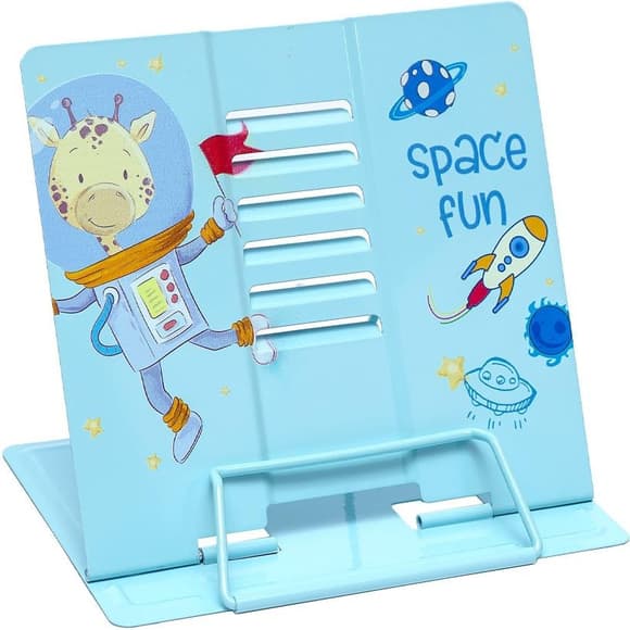 Подставка для книг "Space Fun" LTS-8207(Blue) металлическая 