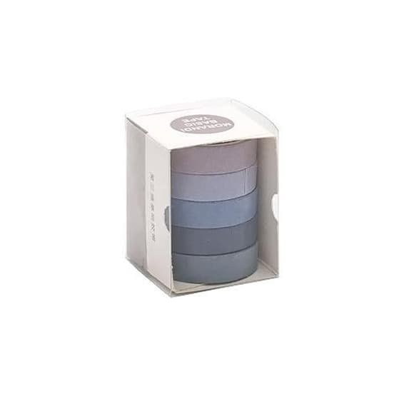 Набор декоративный скотч №78-4 в наборе 5 шт 1 см х 2 м