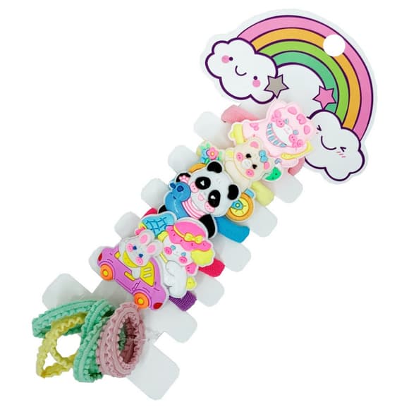 Набор детских резинок для волос "Звери" 0105-037