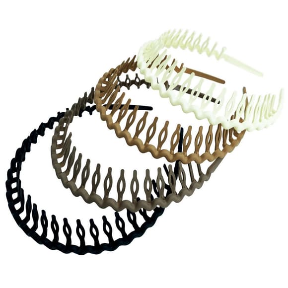 Ободок для волос "Расческа" 0203-782, 4 штуки