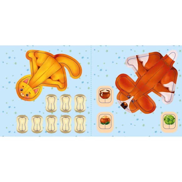 Розвиваюча книжка Пограй-но в театр "Хто що їсть?" 801005 з відео інструкцією