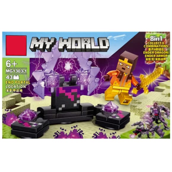 Дитячий конструктор "Minecraft" MG1303-1, 43 деталі