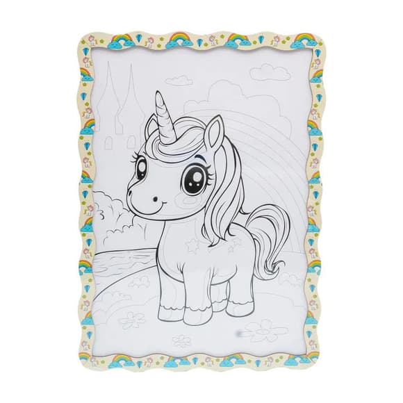 Дитячий набір для розпису по дереву "Милий Єдиноріг" Puz-22950 формат А3