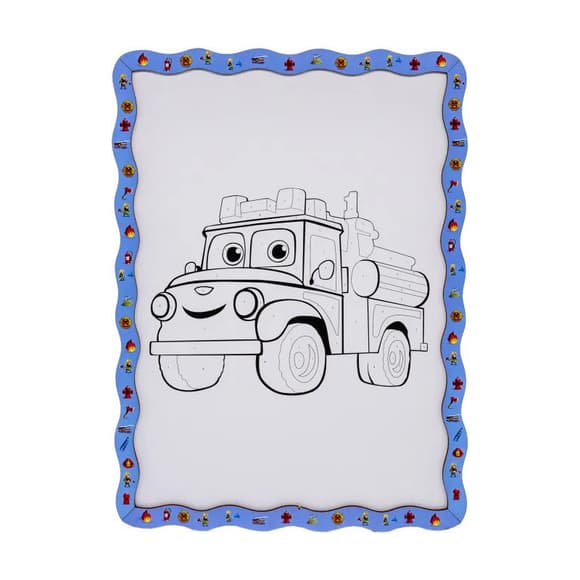 Дитячий набір для розпису по дереву "Пожежна машина" Puz-22954 формат А4