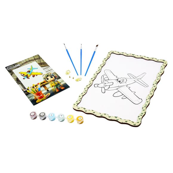 Детский набор для росписи по дереву "Летяга" Puz-22953 формат А4