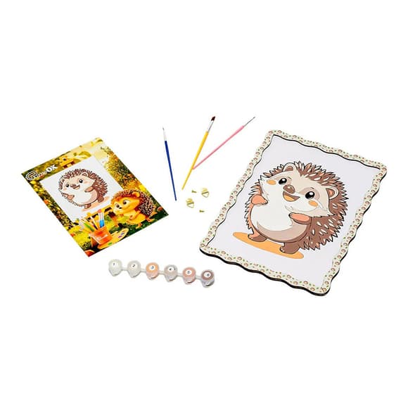 Дитячий набір для розпису по дереву "Їжачок" Puz-22947 формат А4