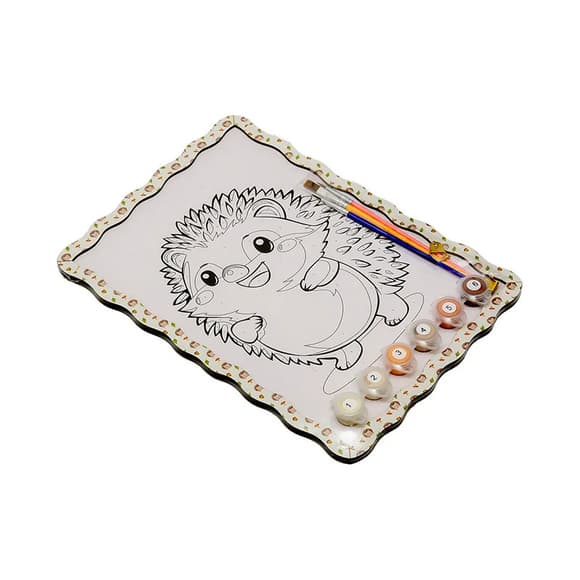 Дитячий набір для розпису по дереву "Їжачок" Puz-22947 формат А4