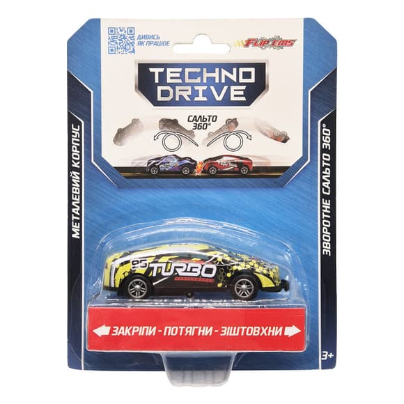 Ігрова машинка Крутий переворот Flip'ems TechnoDrive 1312-1 переворот на 360°