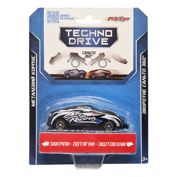 Ігрова машинка Крутий переворот Flip'ems TechnoDrive 1312-5 переворот на 360°