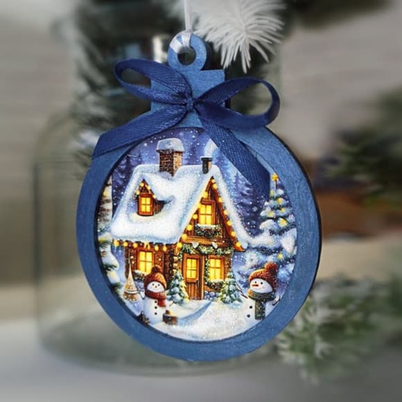 Творческий набор для создания 3-х елочных украшений "Fairytale Christmas" FDCKW-051