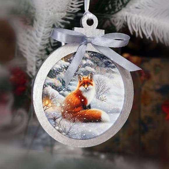 Творческий набор для создания 3-х елочных украшений "Winter Forest" FDCKW-052