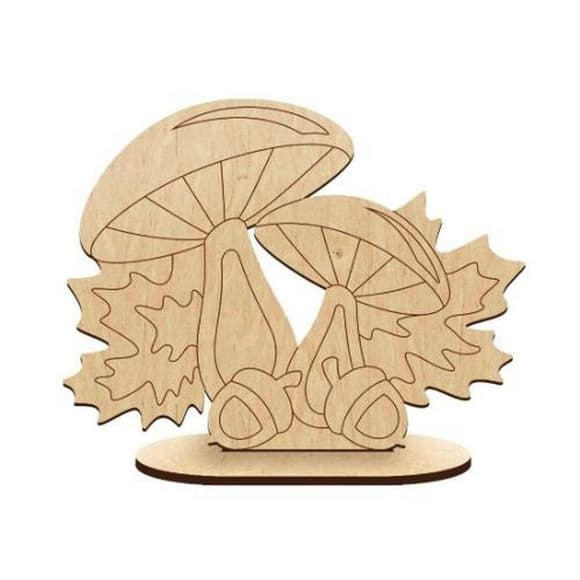 Фигурка для раскрашивания и декорирования "Два грибочка" FDZ-544