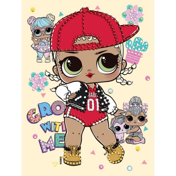 Алмазна моза їка "L.O.L. Surprise! SWAG" AML1196, 15x20 см