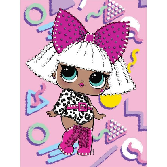 Алмаз ная мозаика "L.O.L. Surprise! DIVA" AML1223, 15x20 см