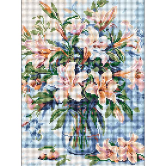 Алмазная мозаика "Цветочная поэма" ©art_selena_ua AMO8150, 30x40 см